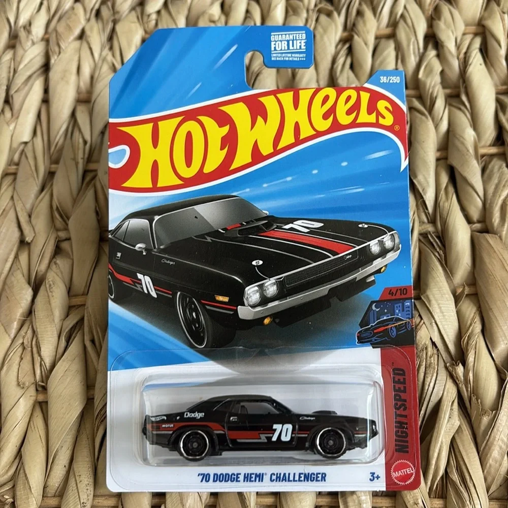 Black 70 Dodge Hemi Challenger Hot Wheels 1970 Pony Muscle Car Hotwheels New